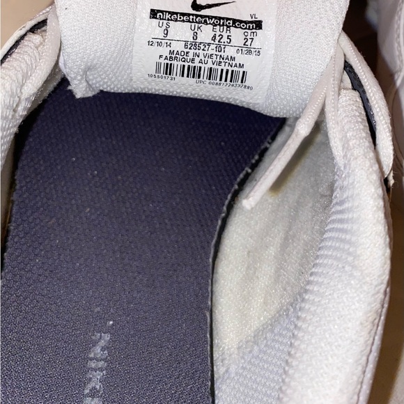 NIKE Durasport III Soft Spike Golf Shoes White Size: 9 - Picture 8 of 10